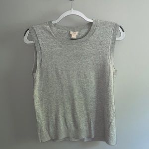 Grey sweater vest